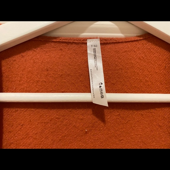 Orange super soft shawl - Picture 2 of 4